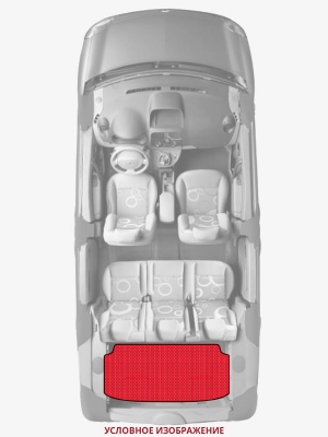 ЭВА коврики «Queen Lux» багажник для Audi A3 (8P)